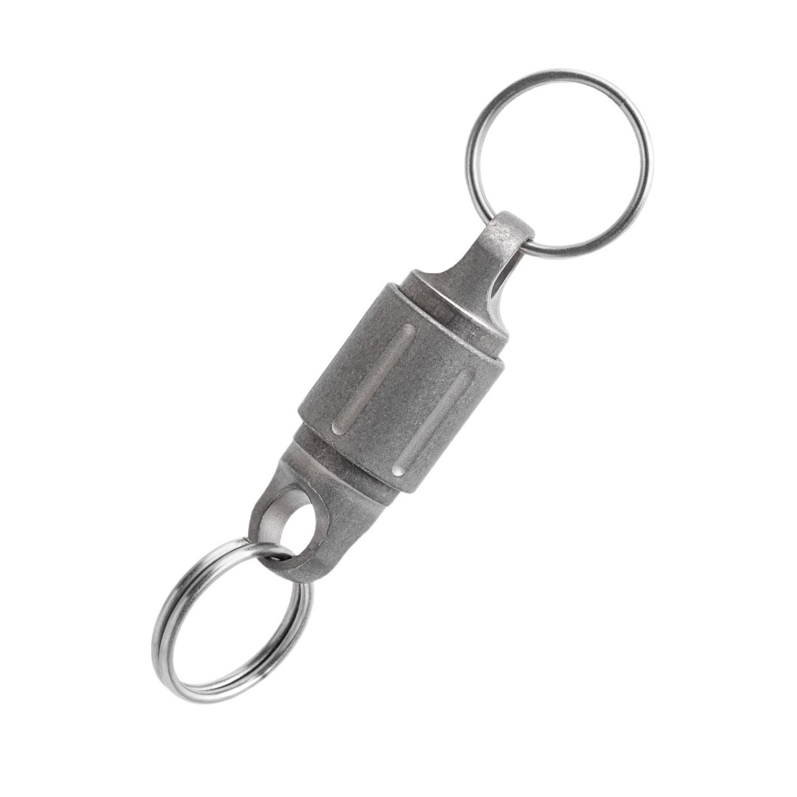 Titanium Alloy Magnetic Quick Release Keychain Connector 360° Swivel EDC