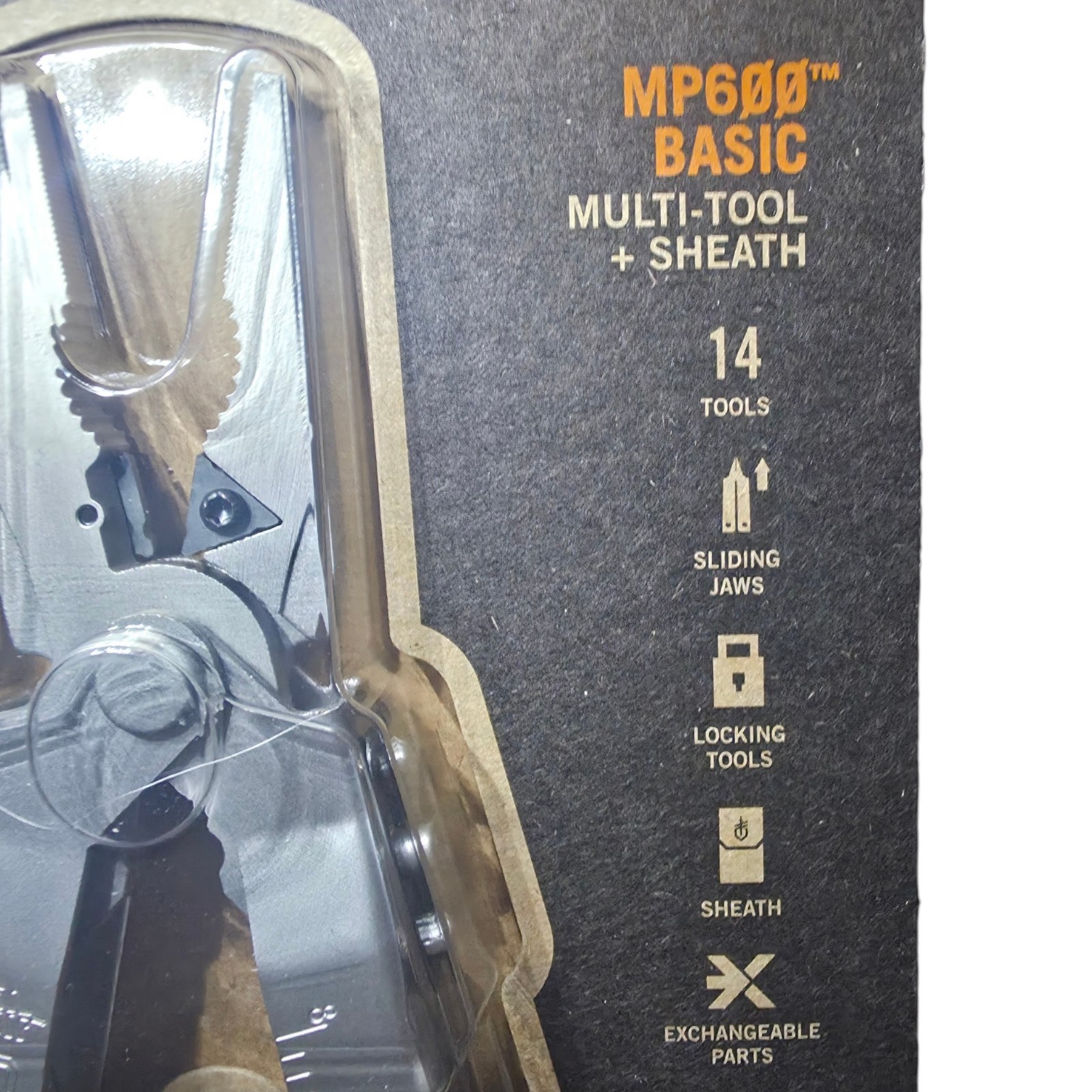 Gerber Gear Multi-Plier 600 Blunt Nose Multitool with 14 Tools – Includes Knife