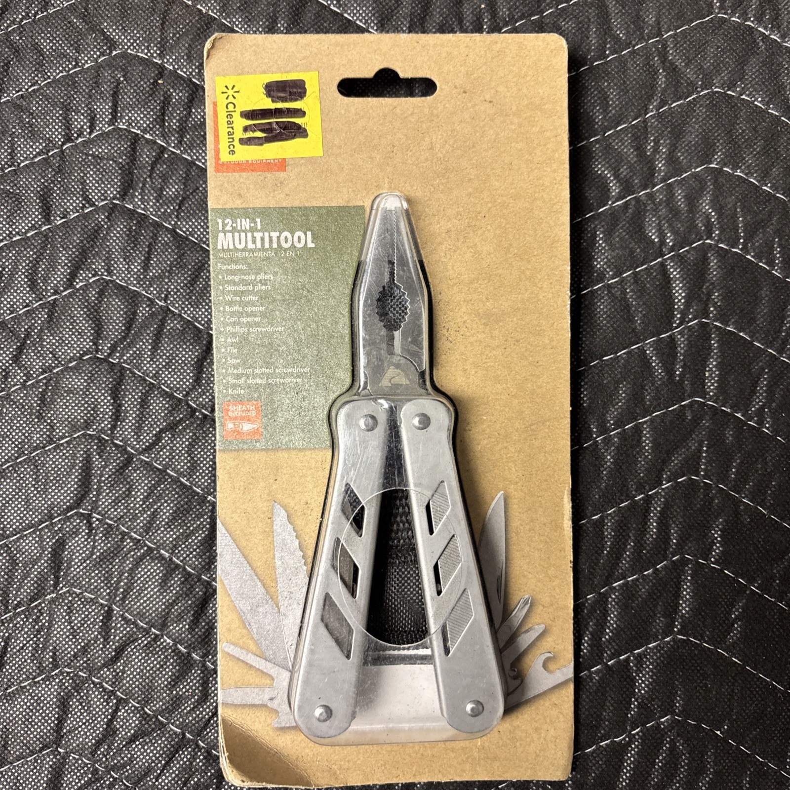 Ozark Trail 12-In-1 Multi-Tool with Sheath Hiking Outdoors Pocket Knife Camping