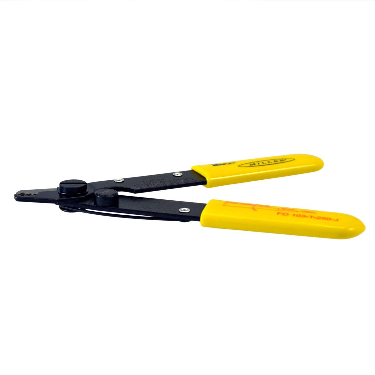 Miller FO 103T250J Series ThreeHole Fiber Optic Stripper for Working Technici…