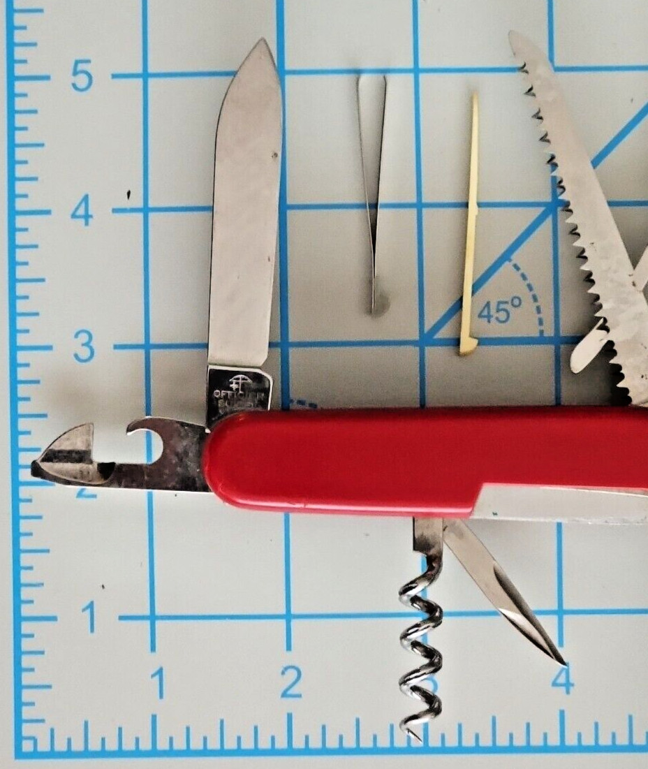 Victorinox Camper With Scissors Swiss Army Knife – Red