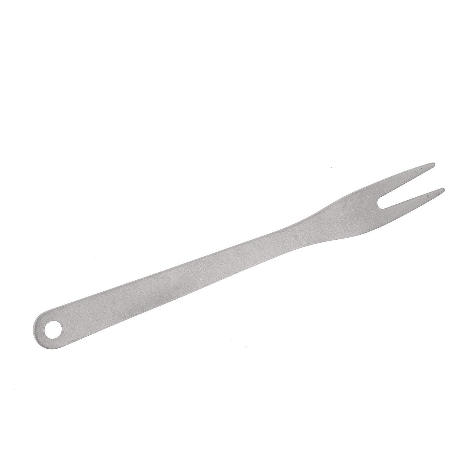 Tiartisan Pure Titanium Fork 92 x 9 x 1.3 mm for Fruit and Dessert Use