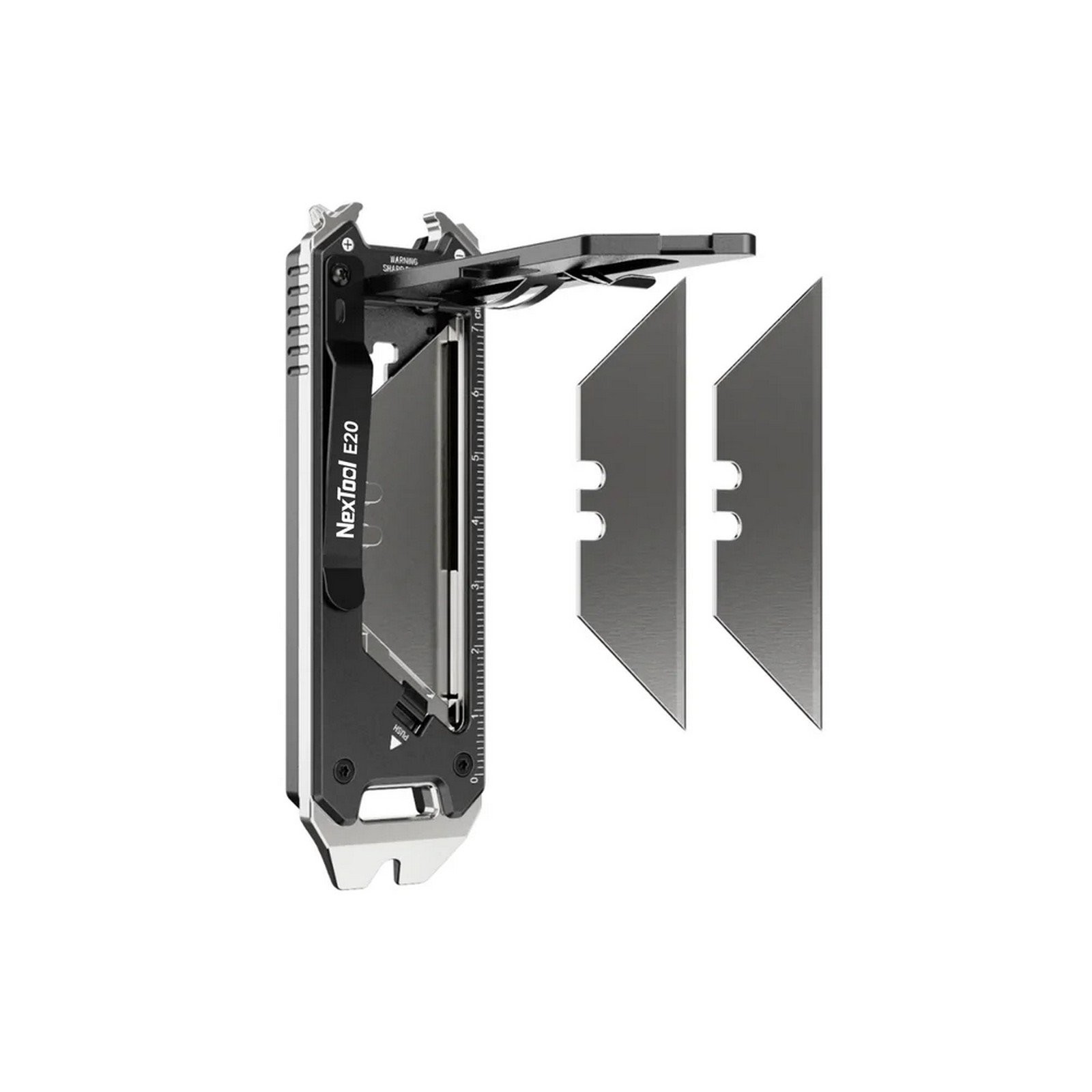 NexTool Explorer E20 Multitool Replaceable SK5 Blade Blk Aluminum Handle NE20398