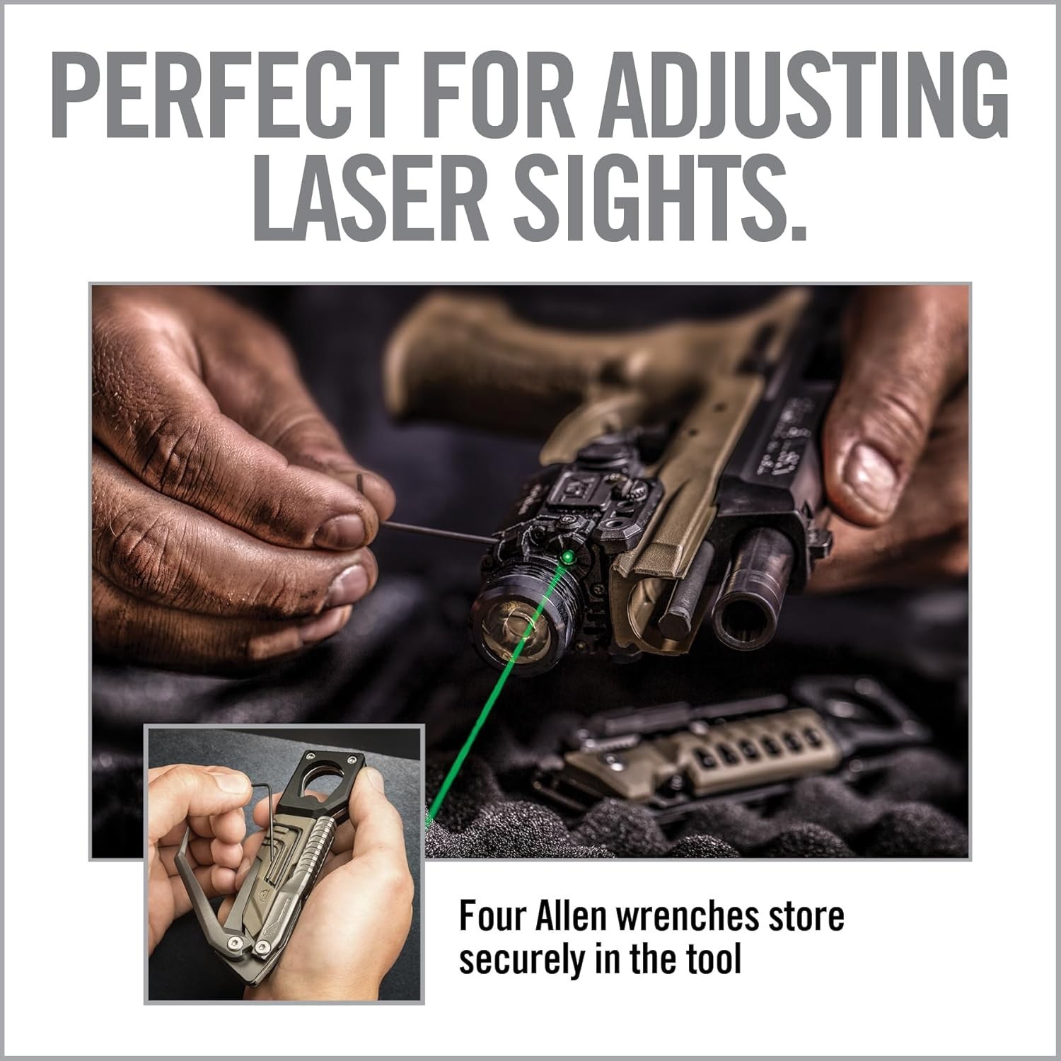 19-in-1 Stainless Steel Pistol Tool for Gun Maintenance & Takedown Essentials