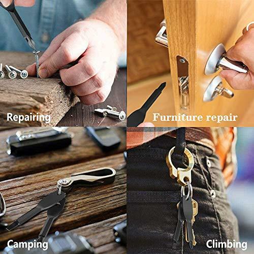 Portable Keychain Screwdriver Mens Stocking Stuffers Adult Christmas Gifts,Multi