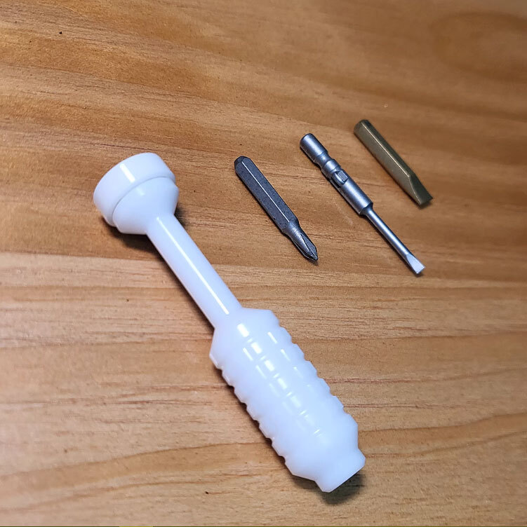 EDC Mini Screwdriver Portable Gadget Cross Bit Riding Equipment Gear Pocket Tool