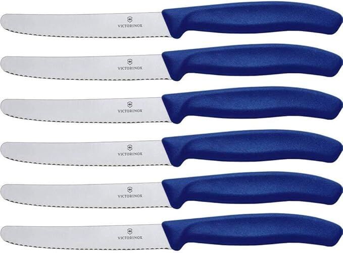Victorinox Swiss Classic Tomato and Table Knife 6pc Set Blue