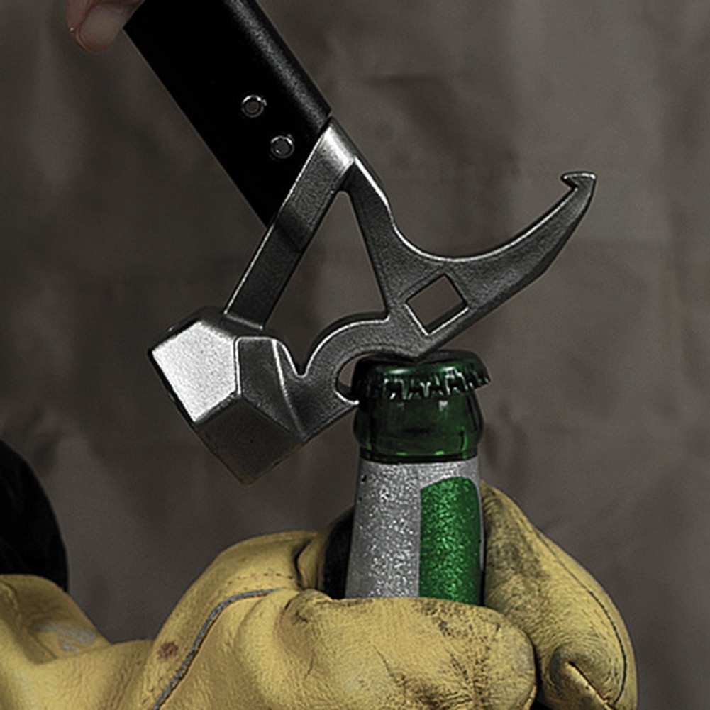 Stainless Steel Camping Hammer Multifunction Nail Puller & Bottle Opener