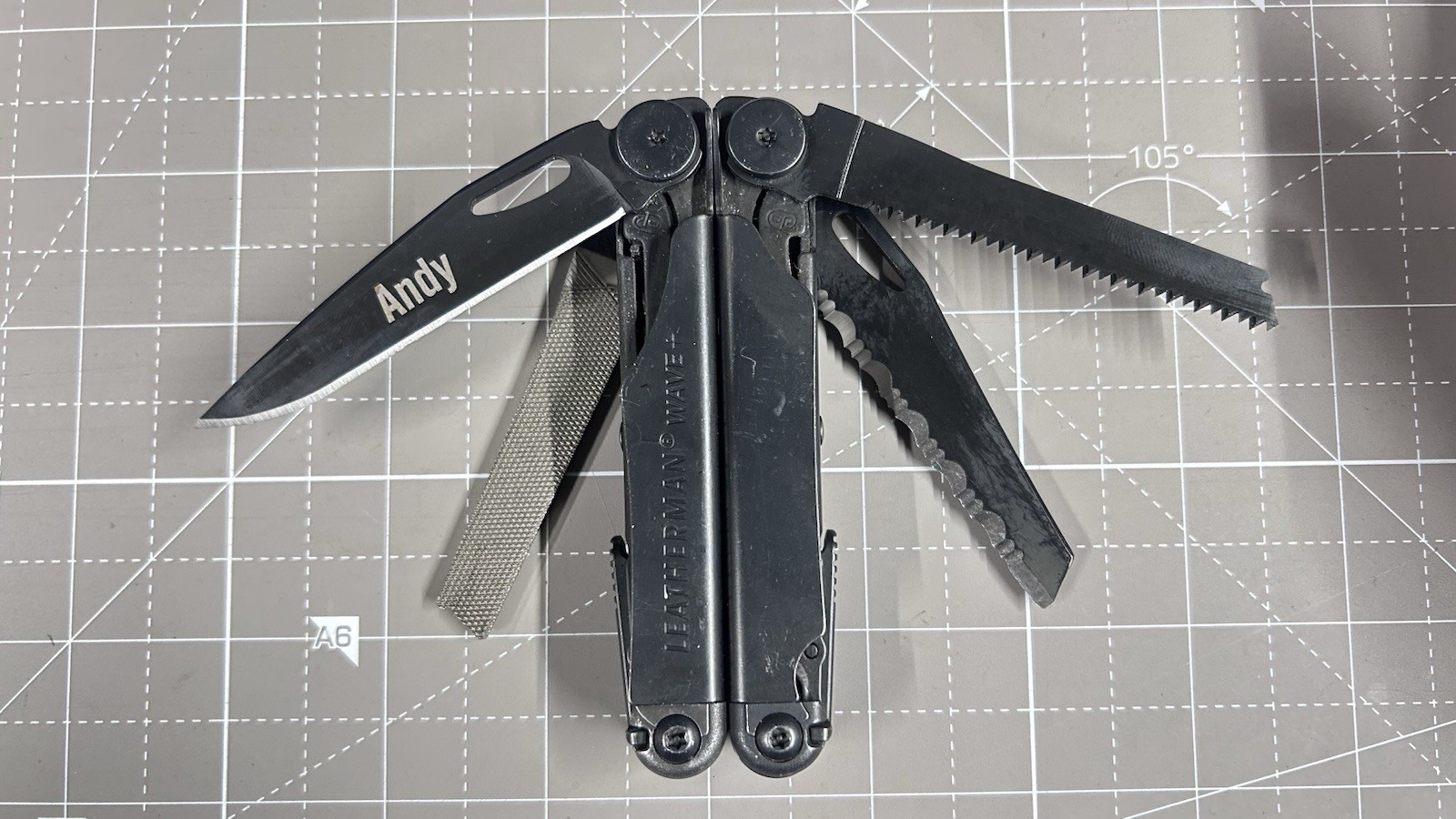 Leatherman Wave+ Plus Multi-Tool 18 Tools Included Black Oxide