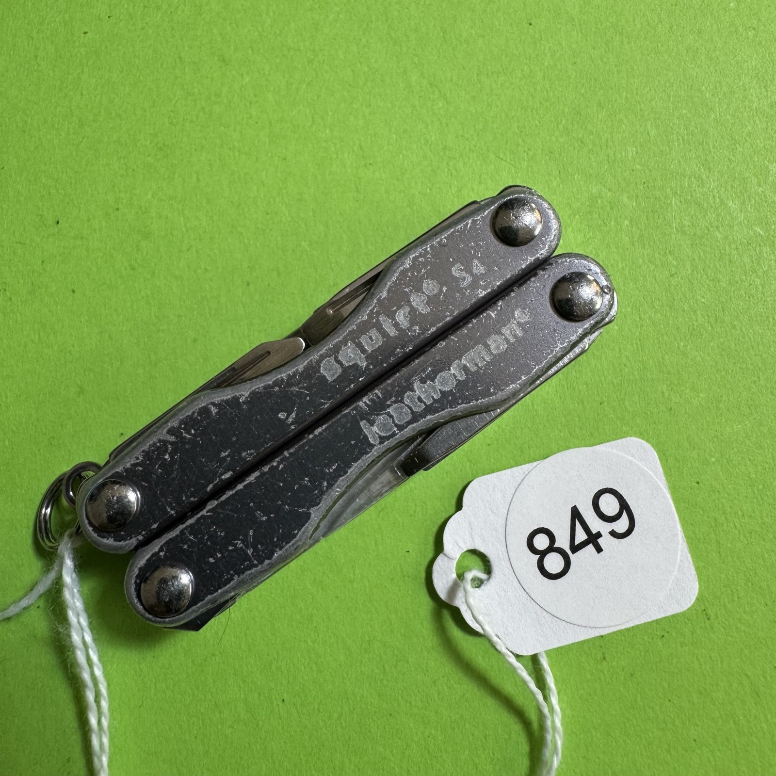 Leatherman Squirt S4 Multi-Tool Scissor Pocket Knife EDC Grey Stainless #849