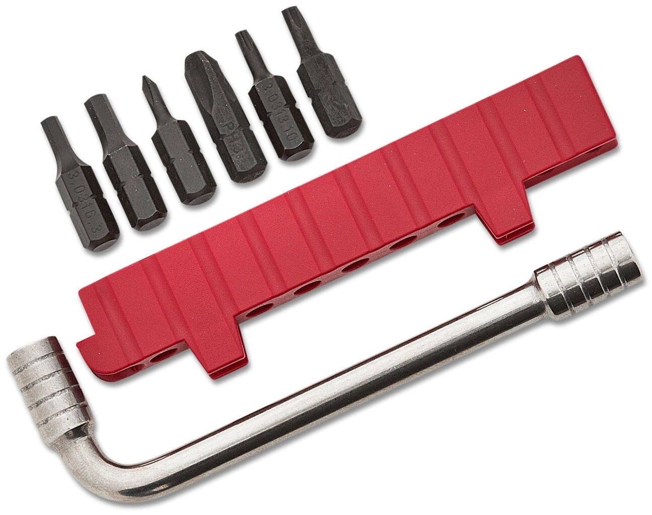 Swiss Army BitCase Wrench & 6 Bits for SwissTool, Victorinox 3.0303, New