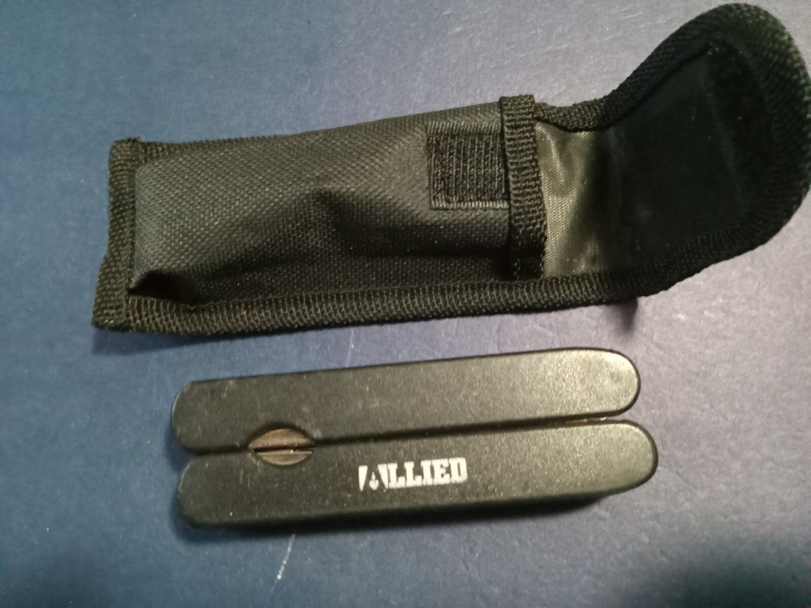 *.*llied 9 Multipurpose Outdoor Folding Pocket Pliers with pouch