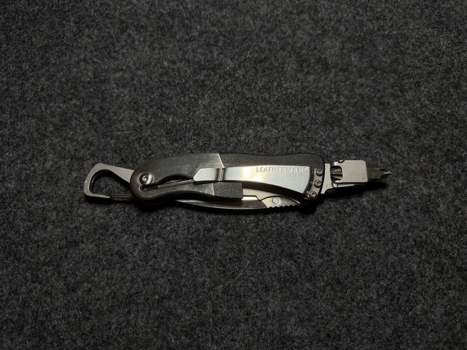 Leatherman Skeletool KBX Pocket Knife w/ Bottle Opener Navy Blue Folding Used