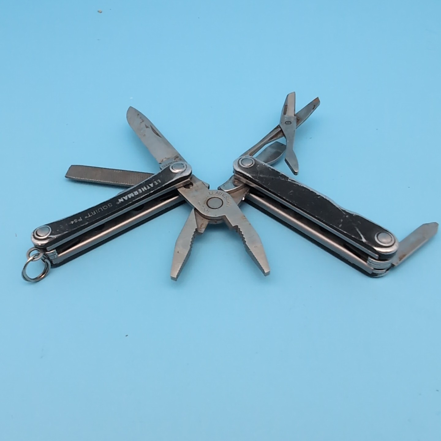 Leatherman Squirt PS4 Multi Tool Knife Pliers Scissors MATTE BLACK Q91