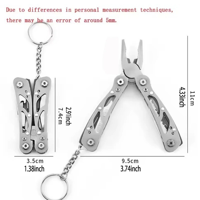 Folding Multi-tool Pocket Knife Pliers Mini Portable Fold Outdoor Hunting Surviv