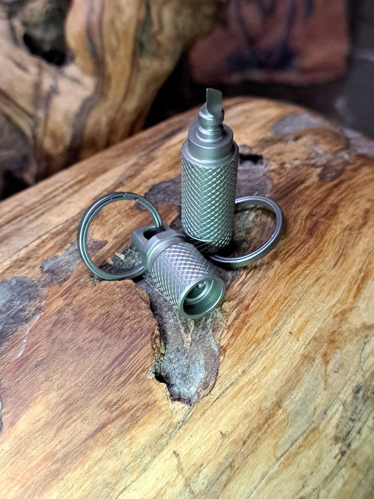 Pro Series Titanium Quick-Release Multi-Tool Swivel Box Opener Pill Fob