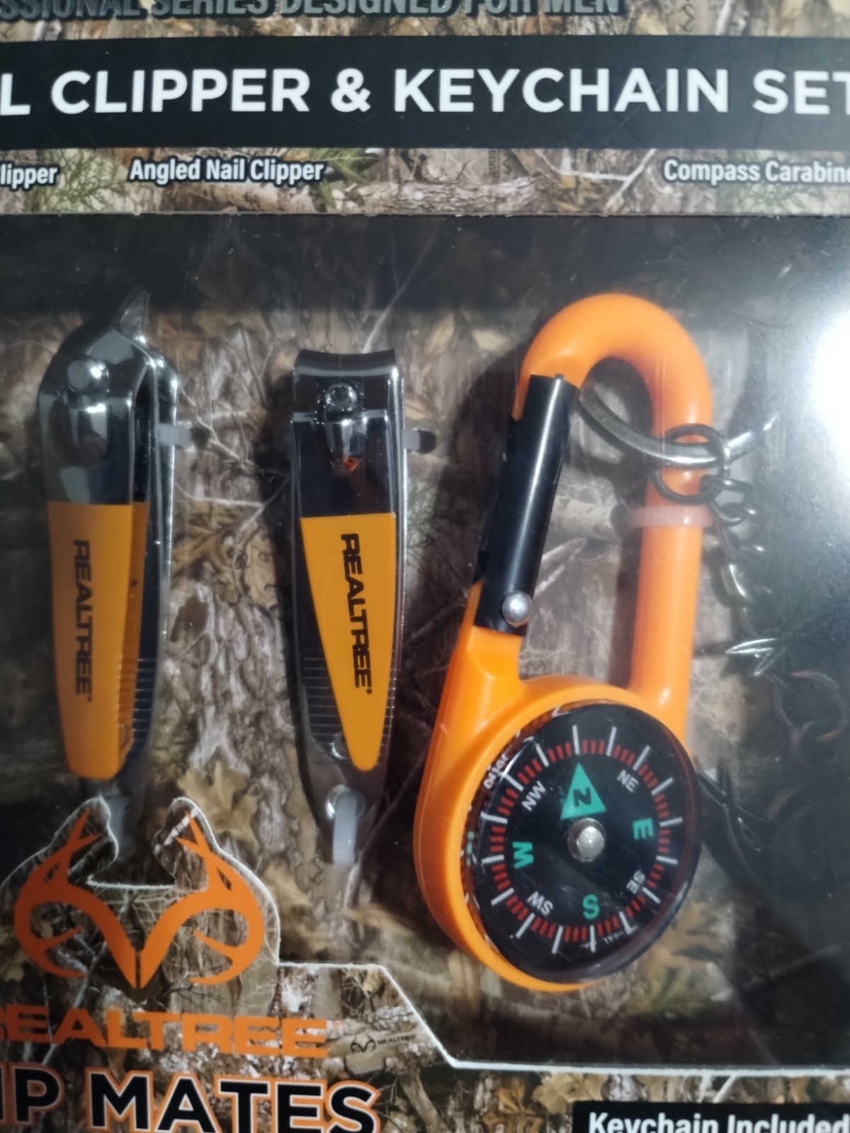 Realtree Nail Clippers And Key Chain Set