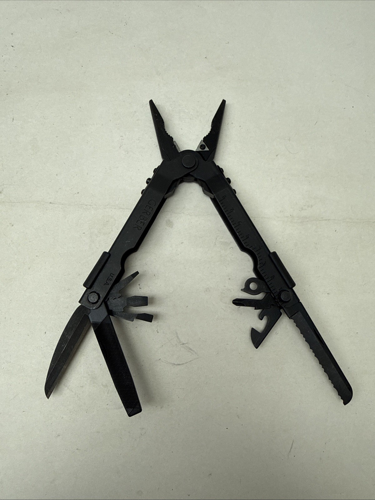 USGI Gerber MP600 Black Oxide Multi-Tool Multiplier Military Pocket Plier