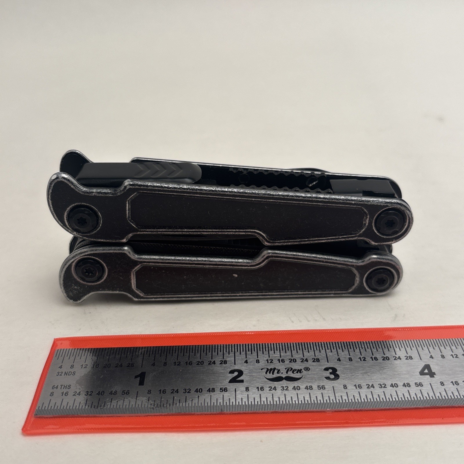 Hyper Tough Multi-tool Heavy Duty Stainless Steel Grip Black Camp Survival Hunt