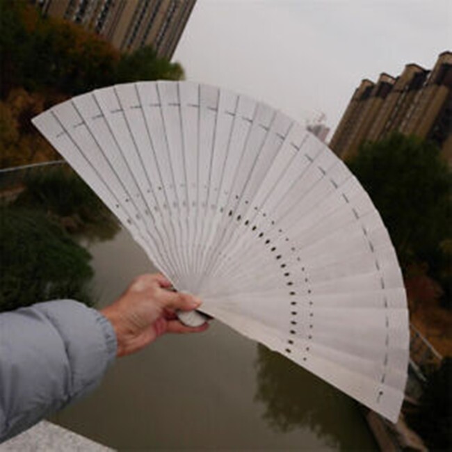 Tactical Full Titanium Alloy Folding Fan Martial Arts Portable Kung Fu Fan Tools