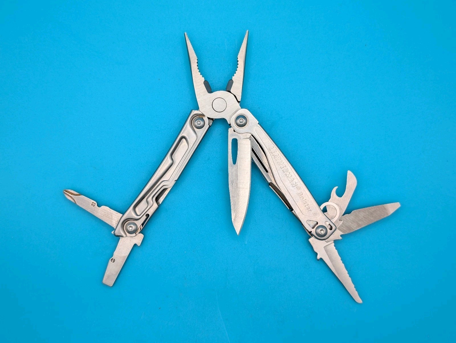 Leatherman Bolster 13 Tool Stainless Steel Multi-Tool!