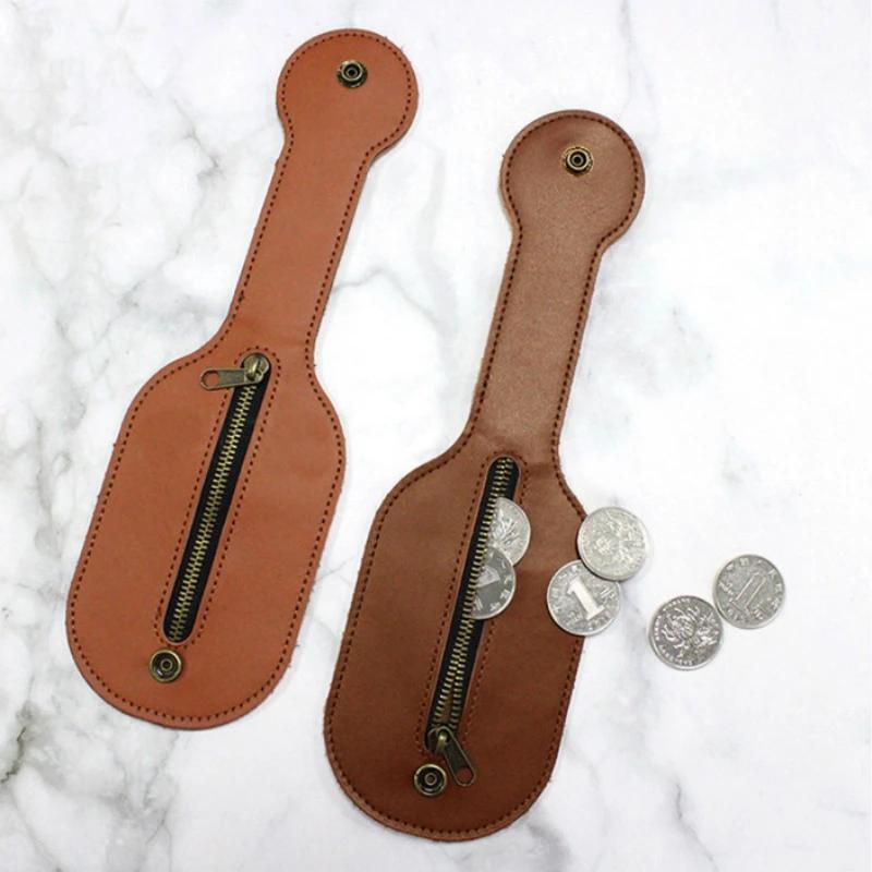 Men Leather Coin Purse Outdoor Utility Multi-tool Wallet Women