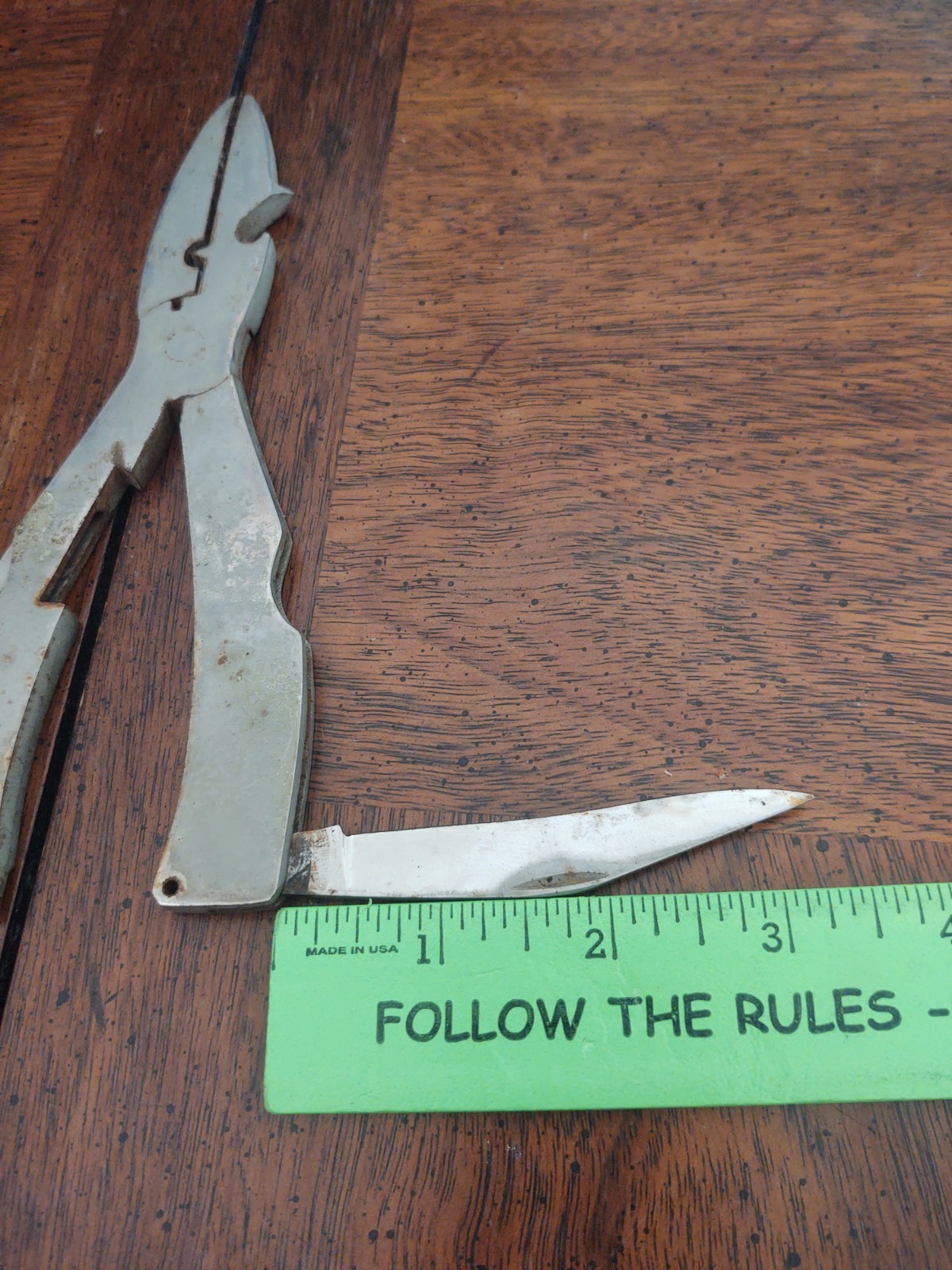Vintage ABC Solingen Germany Stainless Steel Fishing Tool W/ Original Sheath