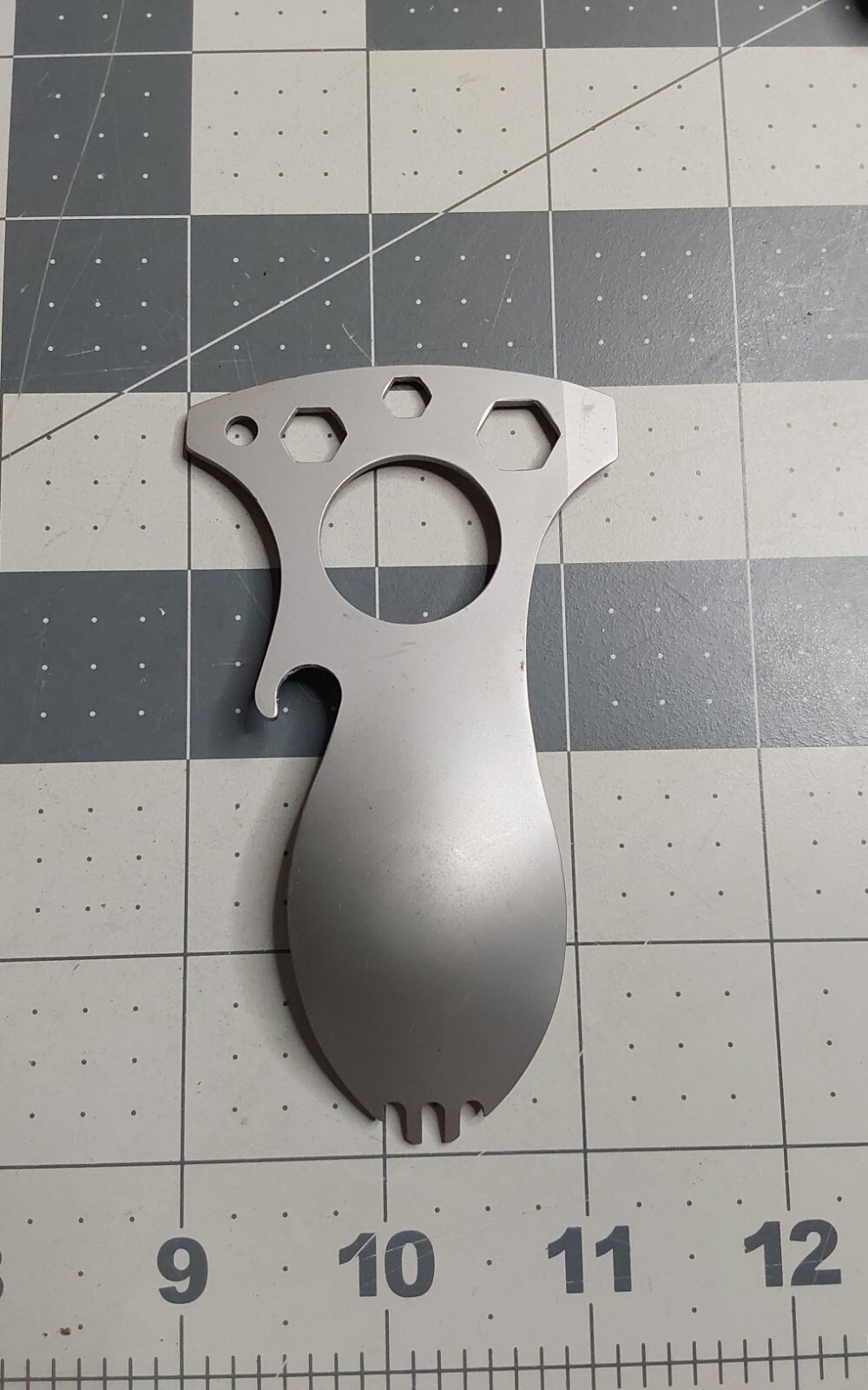CRKT Eat n Tool 9100 Liong Mah Design Spoon Fork Bottle Opener