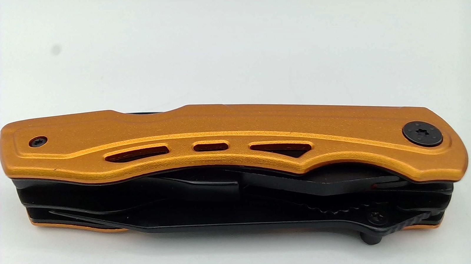 Yellow RoverTac Multitool Pocket Knife For Camping, Hiking, Survival Fishing