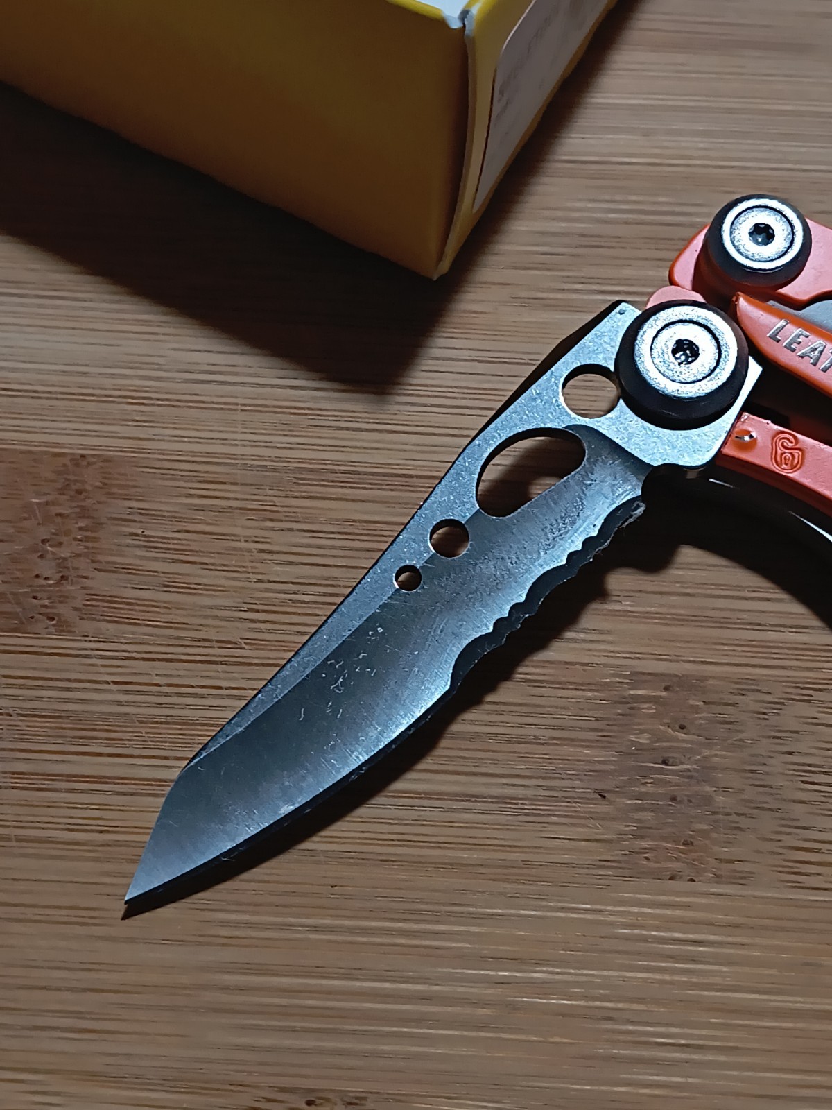 Leatherman Skeletool Partially Serrated Blade Orange 833535 Discontinued
