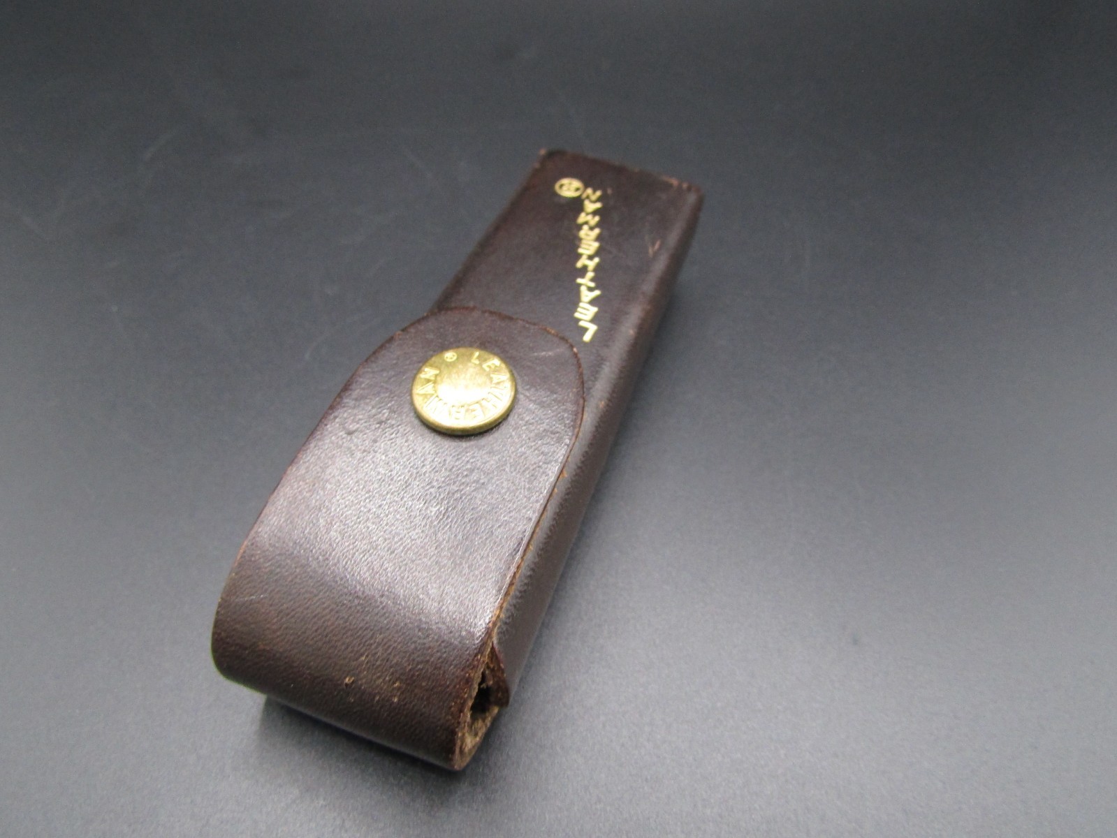 Vintage New Old Stock NOS Genuine Leatherman Multi-Tool Black Pouch Sheath 4 1/4