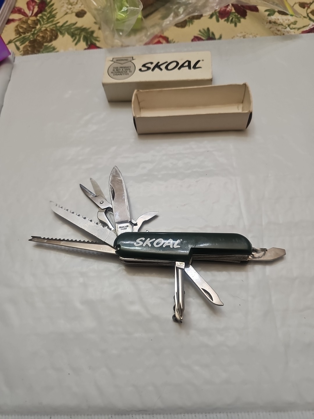 Vtg Knives Lot IMPERIAL & SKOAL Multi-Tool Chew Tobacco Promotional Knife K3