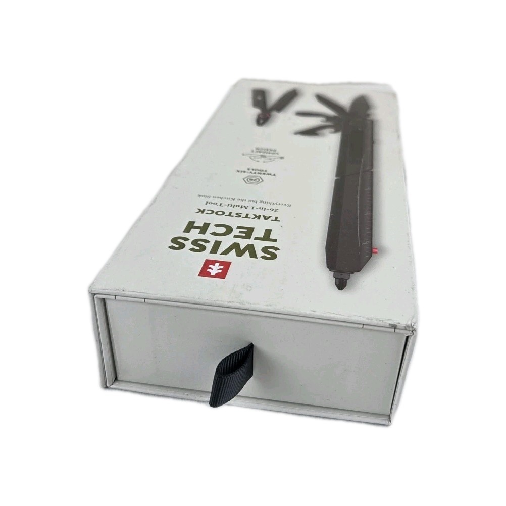 Swiss Tech Taktstock AUS-8 Steel Blade 26-in-1 Folding Multitool