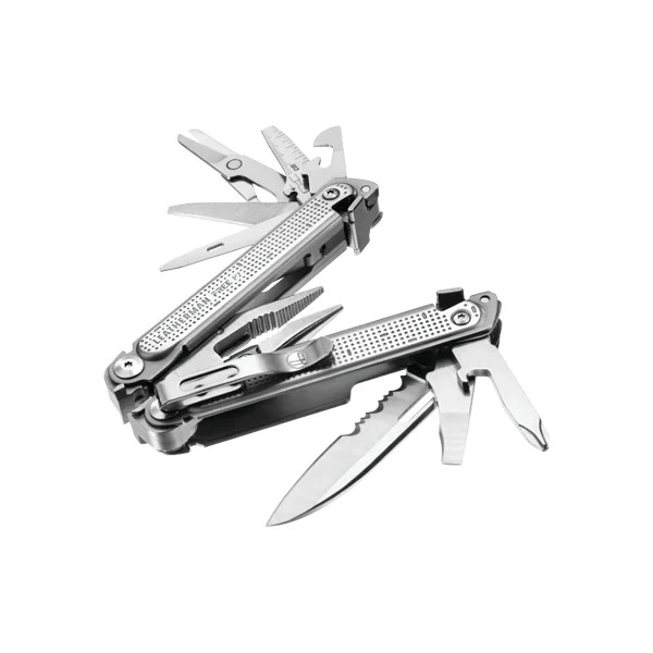 New Sealed Discontinued Leatherman Free P2 Stainless Steel Multi-Tool w/ Sheath