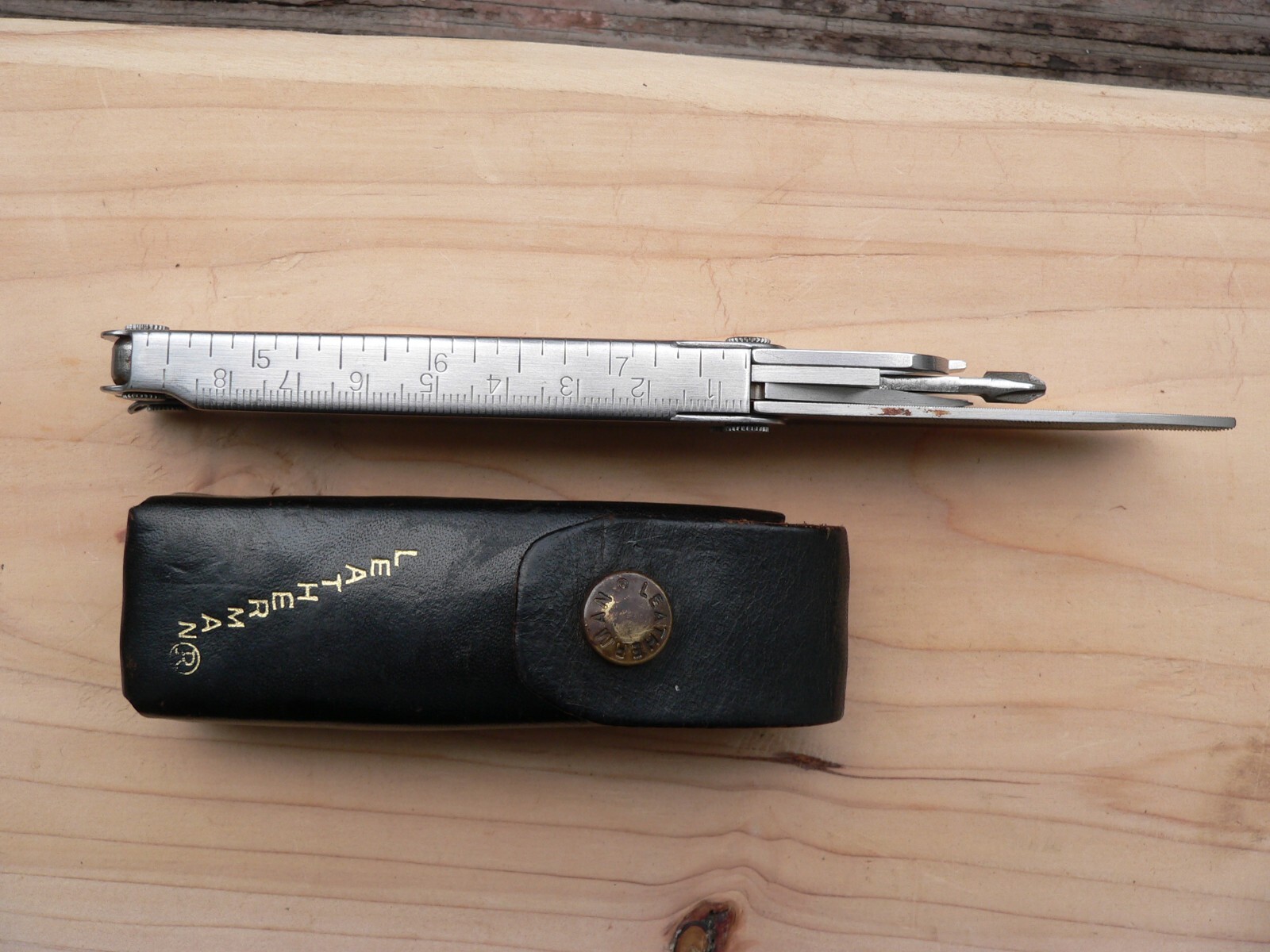 Leatherman No. 9680 Multi Tool with Leather Sheath Made in USA