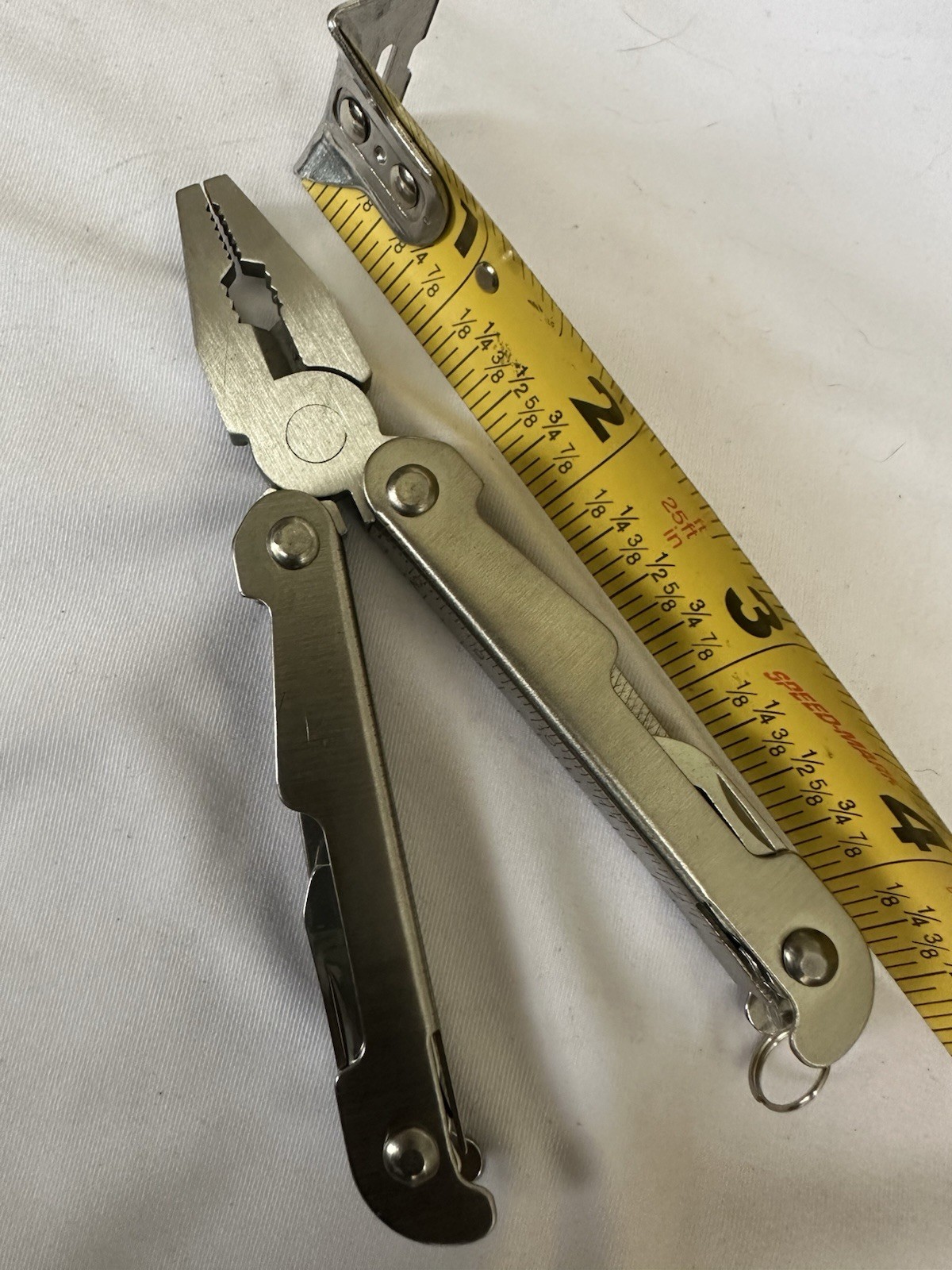 Multi-Tool 10 In 1 Folding Pliers Pocket Utility Knife w/ Sheath Branded “USAA”