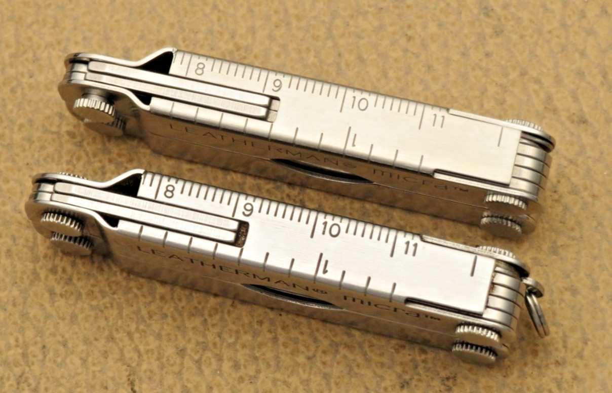 Vintage 1990’s LEATHERMAN TOOL – MICRA Keychain Pocket Sized Multools Lot of Two
