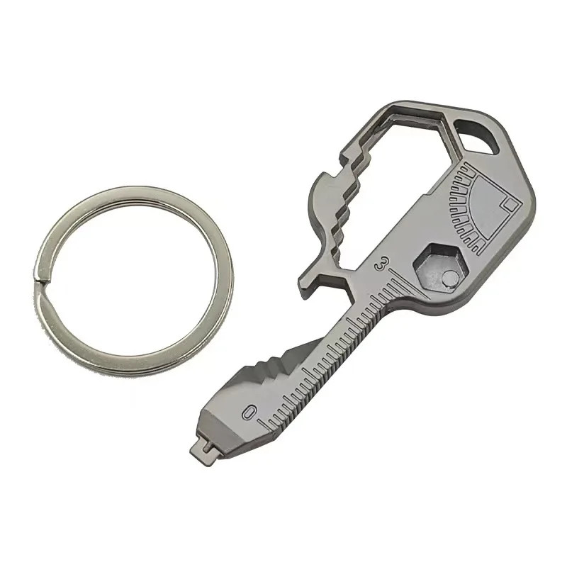 24 in 1 Multifunction Key Tool Combination Stainless Steel Pendant Mini Portable