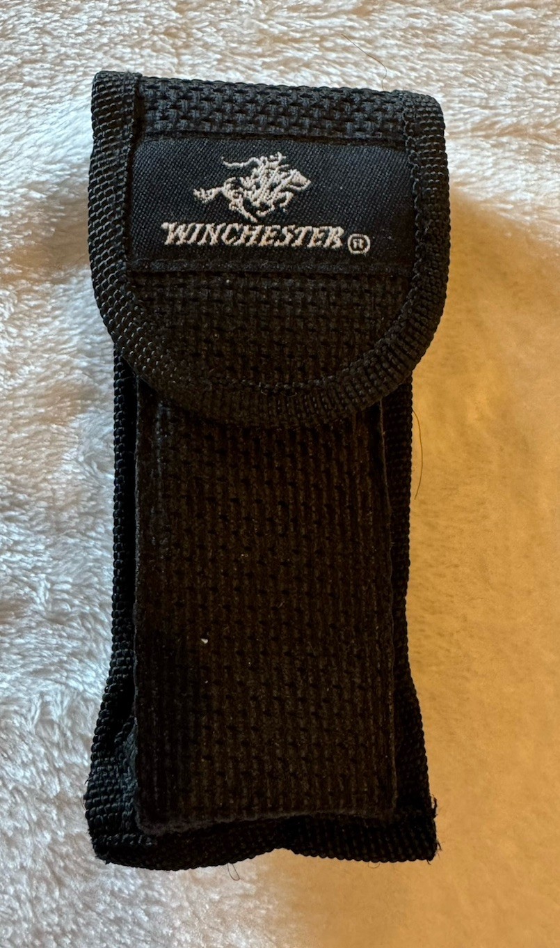 Winchester Multi Tool Knife Sheath Pliers Wood Finish Western Firearms