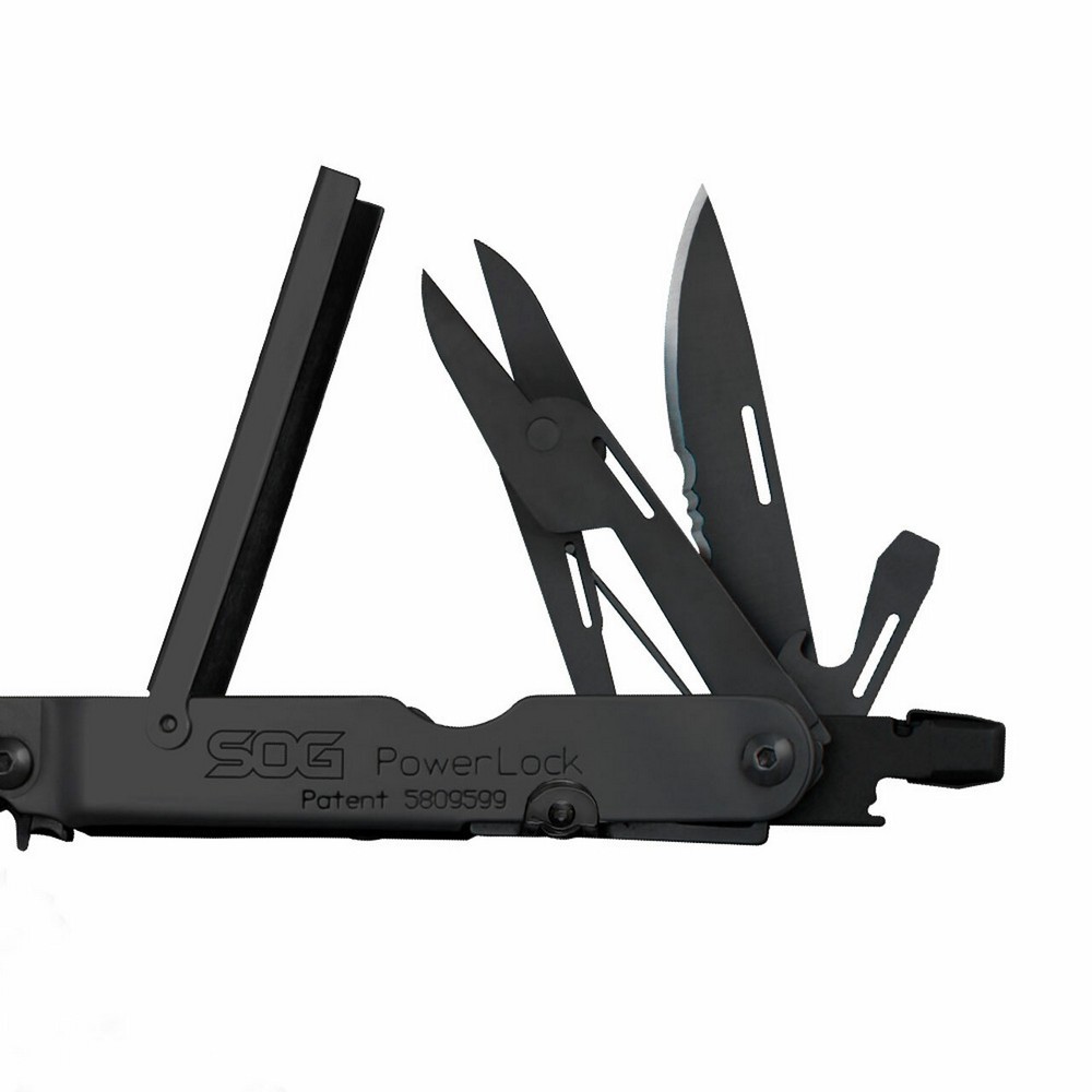 SOG B61N-CP PowerLock EOD Multi-Tool w/ Nylon Sheath, Black-Oxide