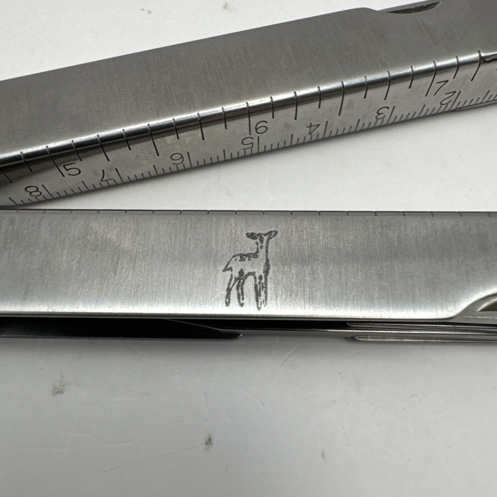Early Vintage Leatherman Pocket Survival Tool (PST) w/ Original Leather Sheath