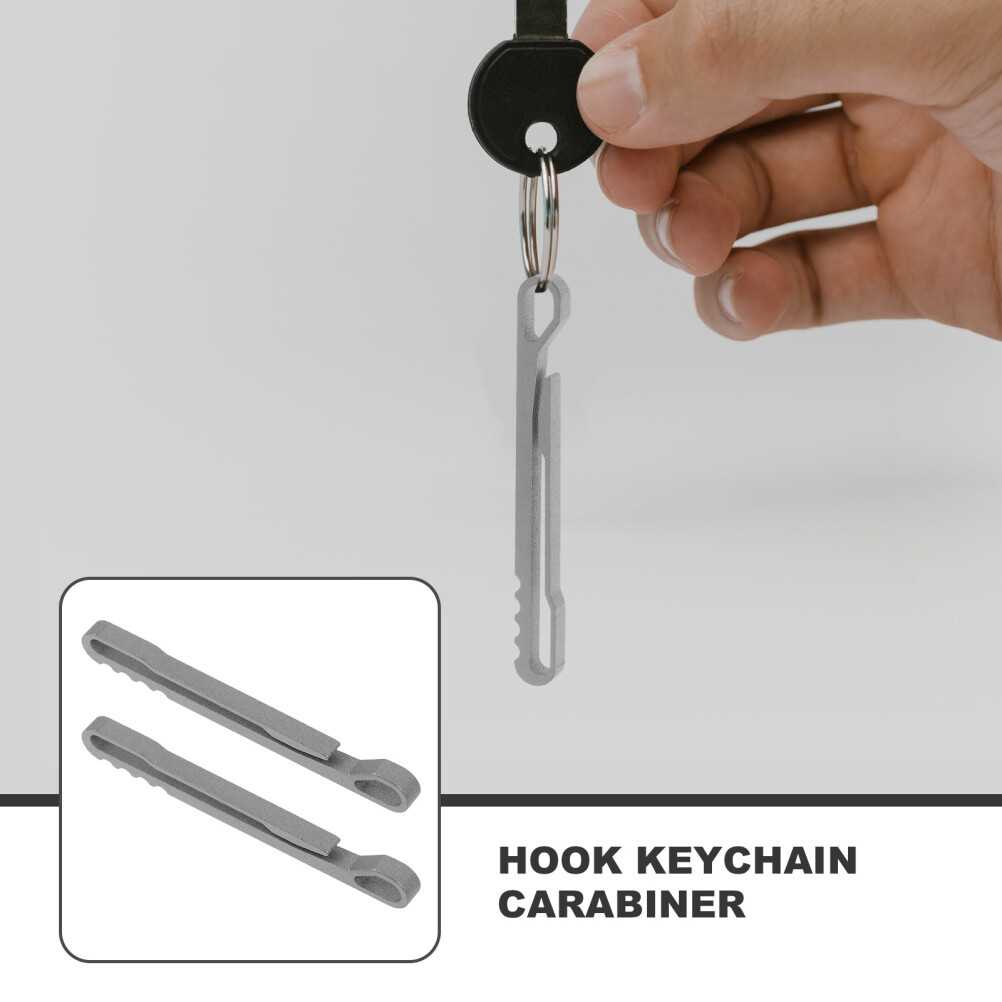 Carabiner Spring Snap Clips Hook Keychain Buckle Locking Clips Hanging Buckle