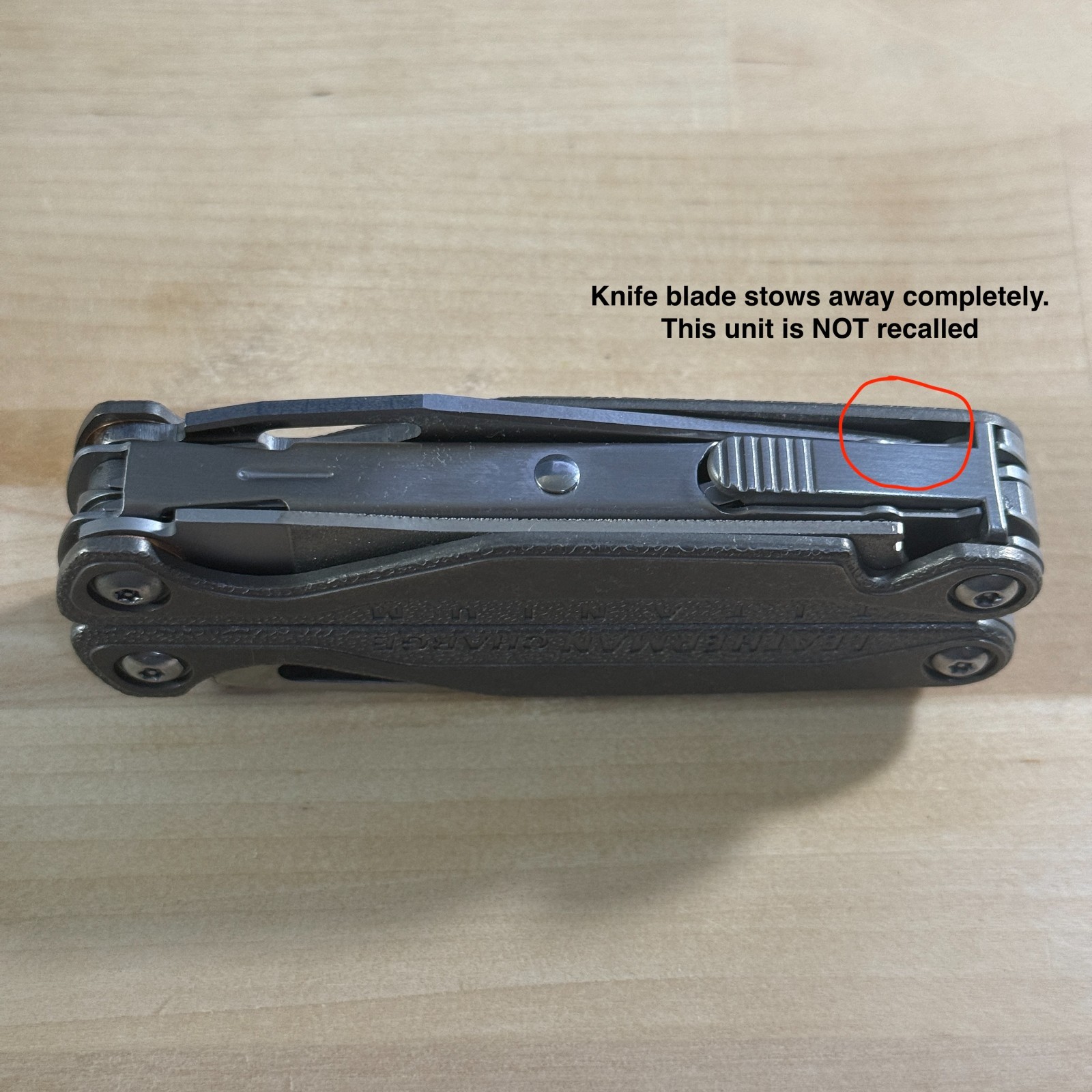 Leatherman Charge Plus TTi Multitool with Nylon Sheath (Non-Recalled Unit)