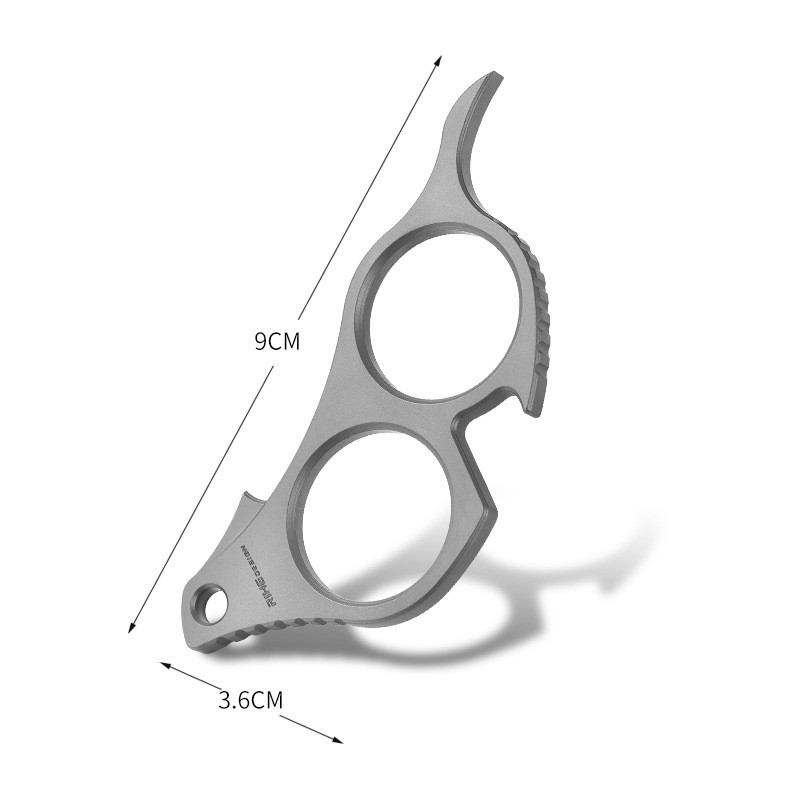 New TC4 TITANIUM Kangaroo EDC Mini Tool Ruit Orange Peeler Bottle Opener