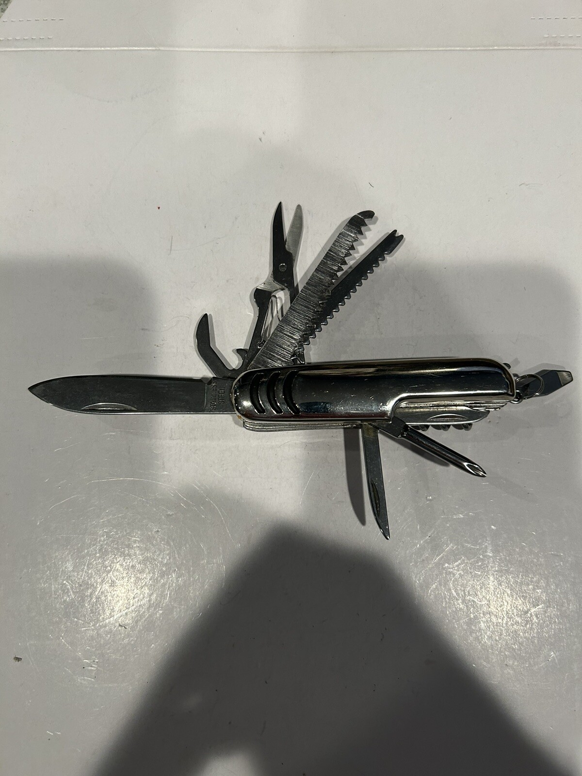 Pocket Knife Multi Tool Blade Stainless Steel Unbranded