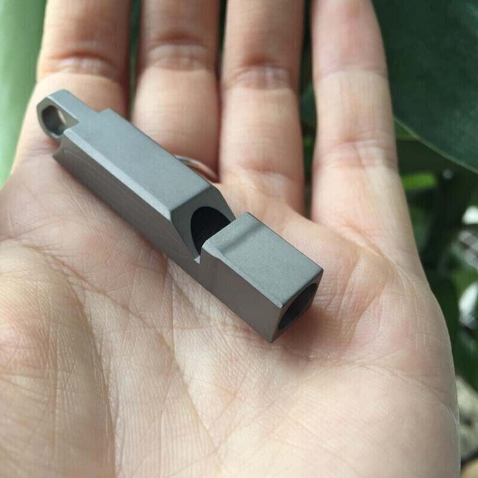 TC4 Titanium Whistle Lightweight Portable Outdoor Life-saving Camping Whistle
