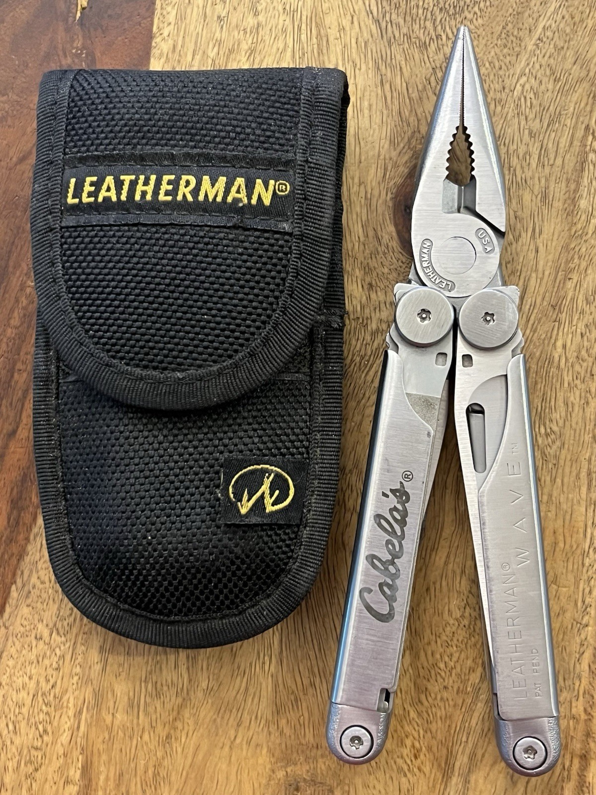 Retired 2001 Original Leatherman Wave w/Sheath SUPER NICE!! TSA Confiscated
