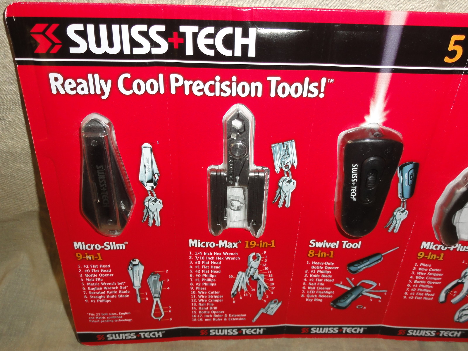 Precision Tools – Micro-tool Set, 5 Piece by Swiss+Tech