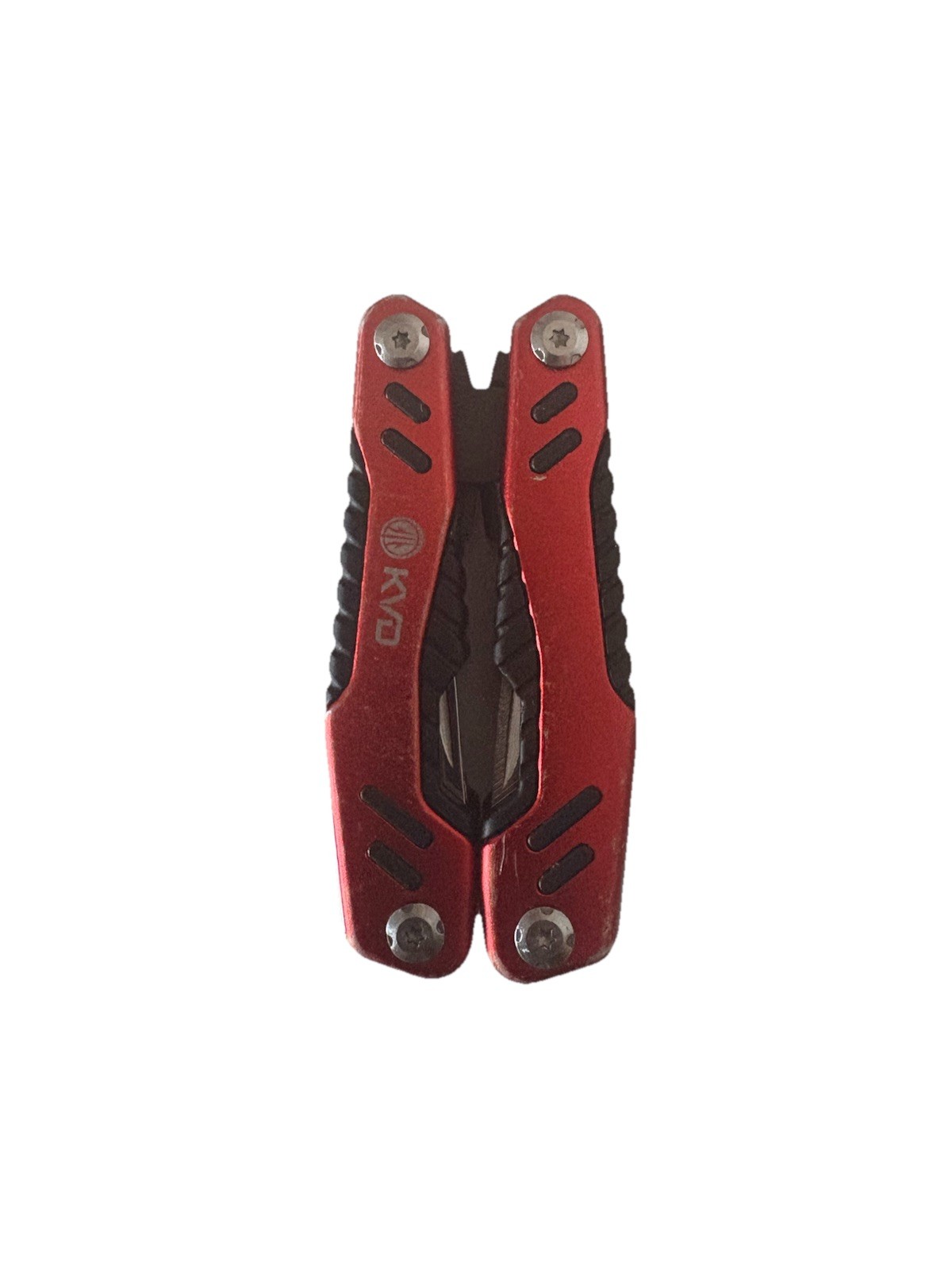 KVD Red Folding Multi-Tool Pliers Knife Saw File Screwdrivers Bottle Opener EDC!