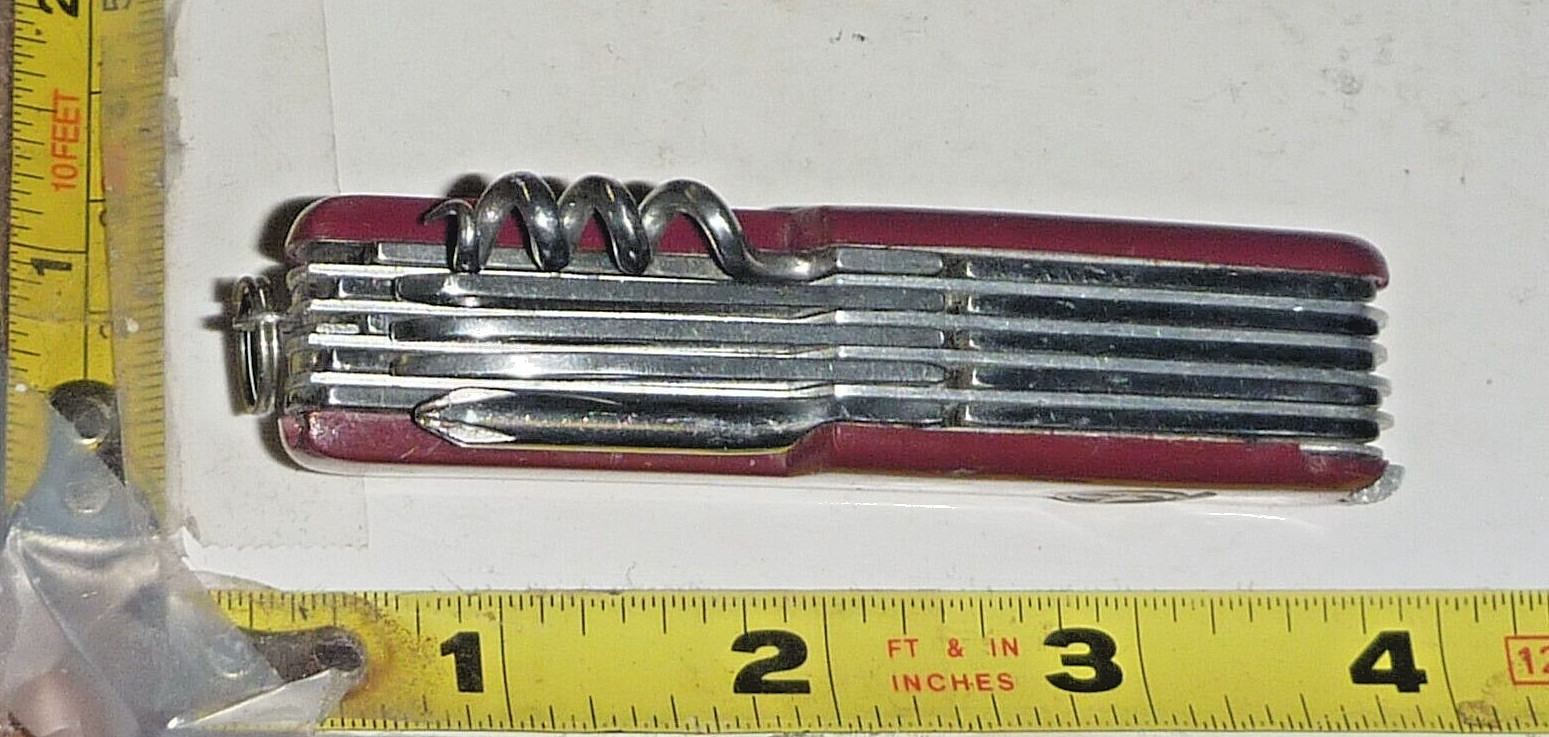 Swiss Army Style Multi-Function Pocket Knife – 11 Blades – Stainless – China